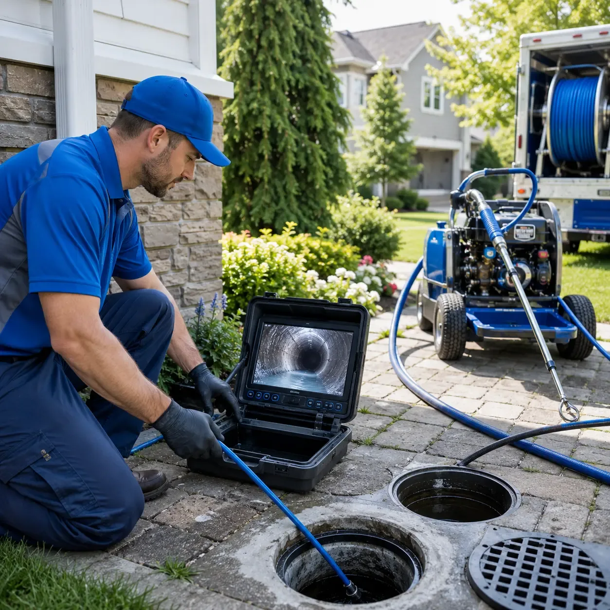 Outdoor drain cleaning professionals serving Glen Burnie, MD